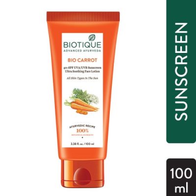 Bio Carrot Sunscreen Face Lotion 100ML